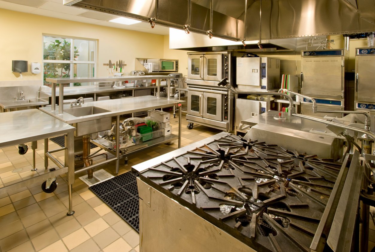 this is a commercial kitchen